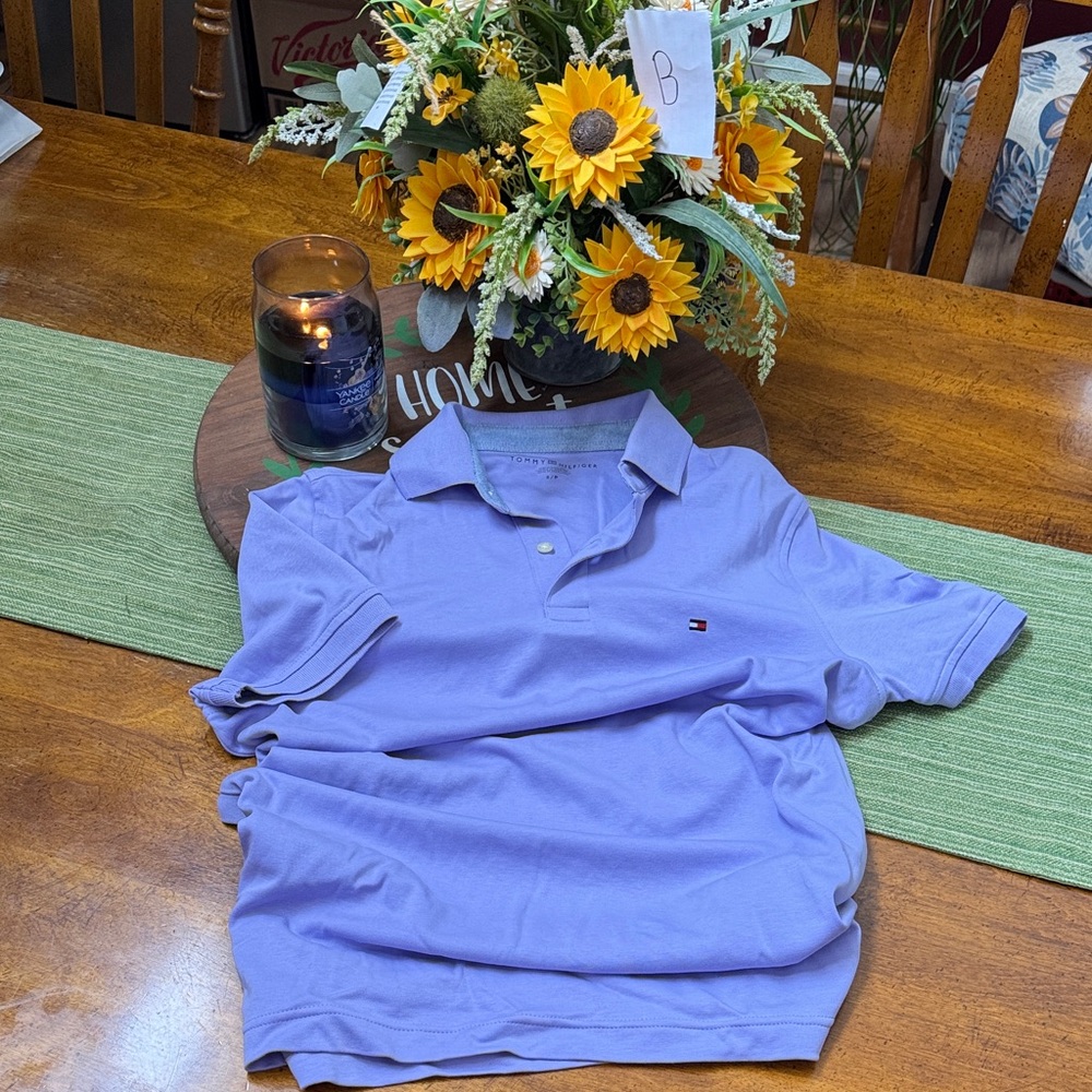 Tommy Hilfiger Light Purple Polo Shirt
